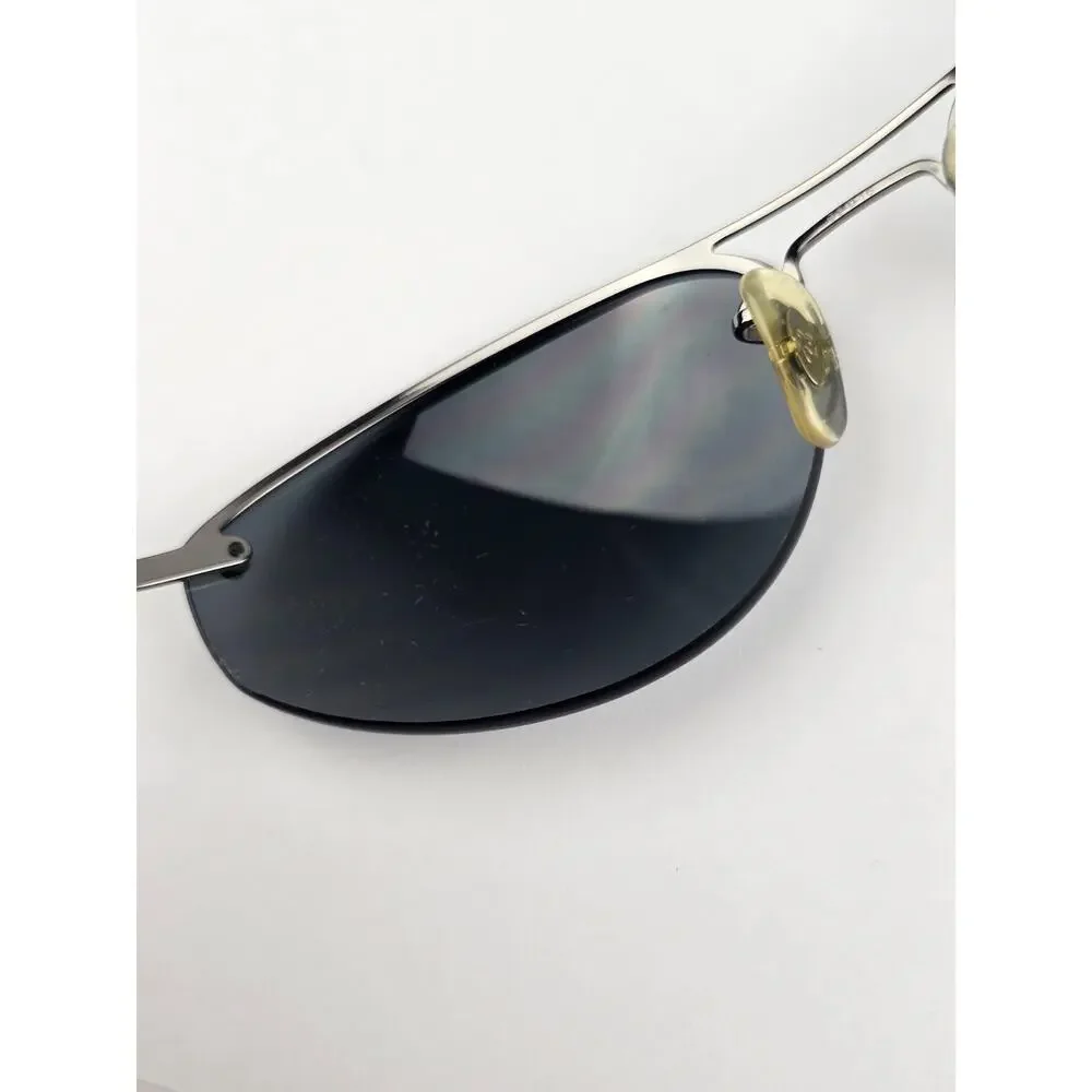 Ray-Ban P Polarized Sunglasses RB 3155 Black Frames Dark Lens 60•16 -not perfect